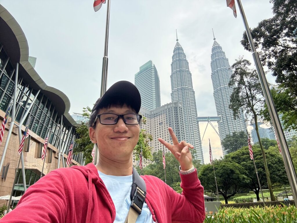 Selfie with the Twin Towers